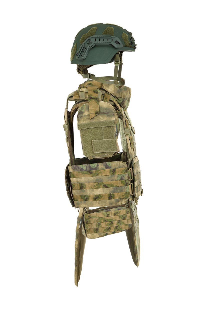 Комплект бронежилета ПРОФИ ПАНЦИРЬ 3.2 CCO M (44-48) A-Tacs-FG